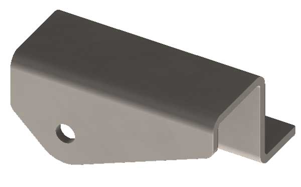 Jeep Front Axle Pan Hard Bar Bracket