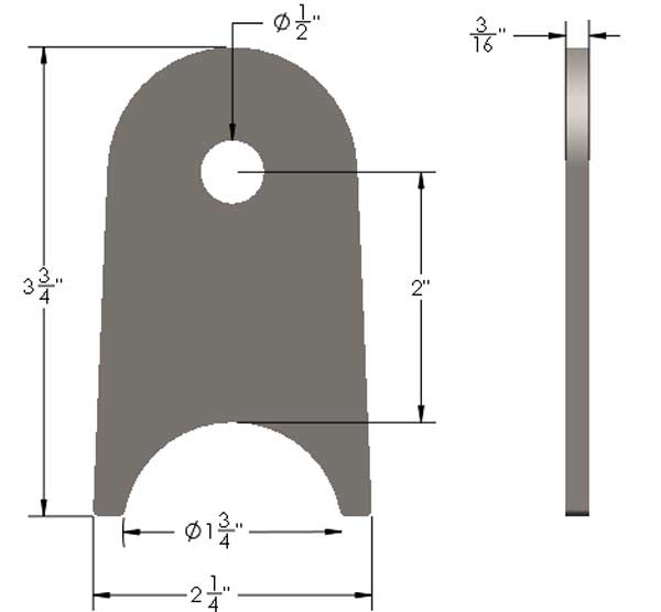 Medium Tube Tab