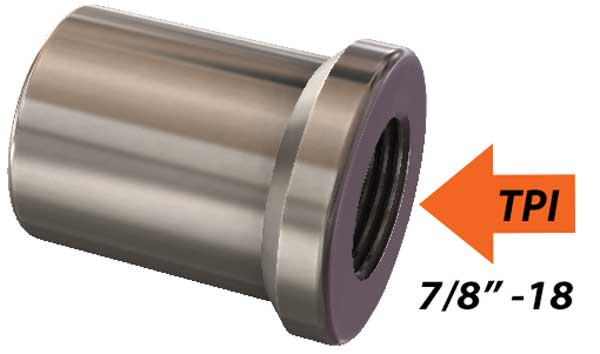 Affordable Threaded Tube Inserts: 1 1/4, 7/8, 3/4, 5/8, 1/2, 1 1/2 ...