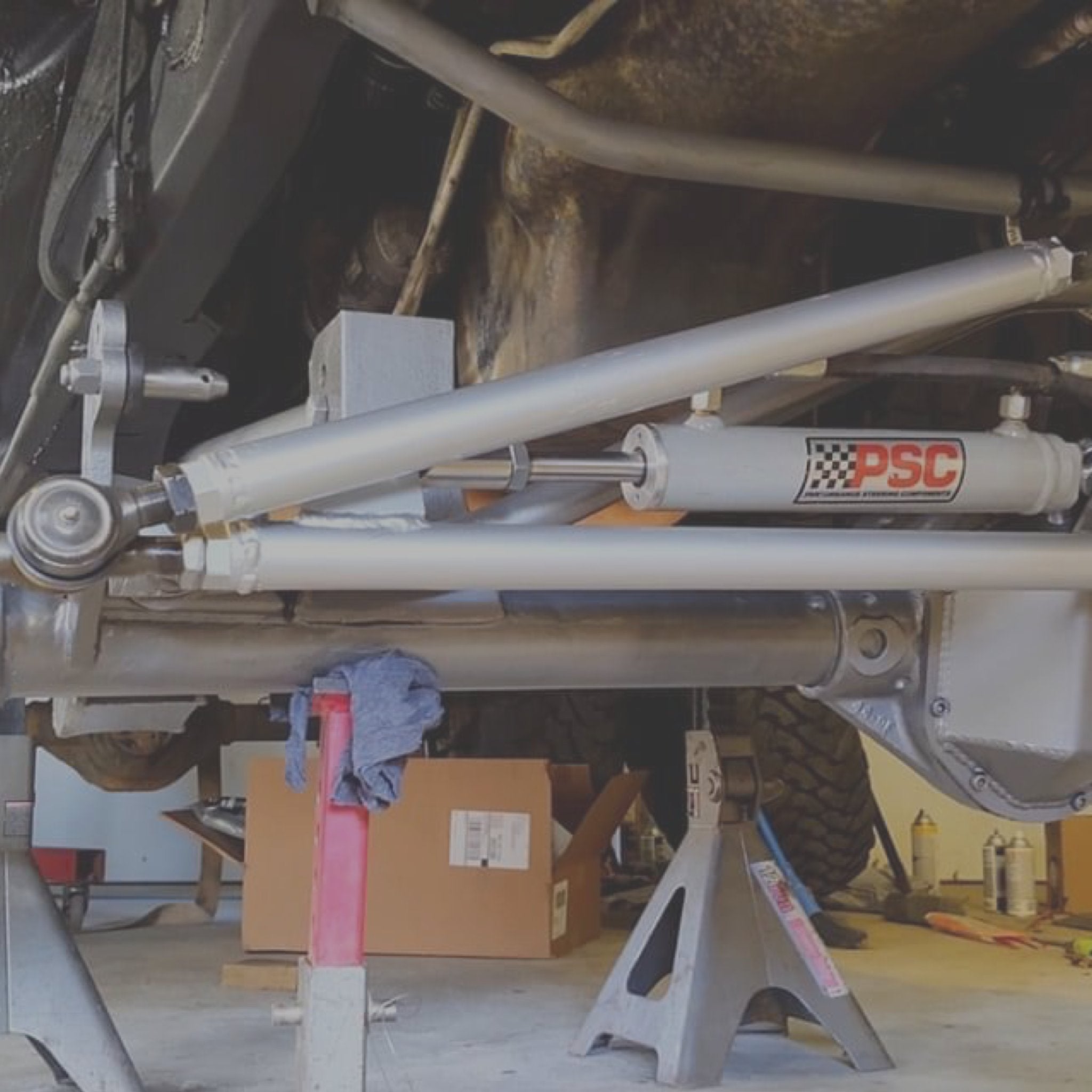 Dana 44 Crossover Steering Pair Of Dana 44 - Machined For High Steer/Crossover Steering Conversion Chevy Flat Top Knuckles - Foto 3