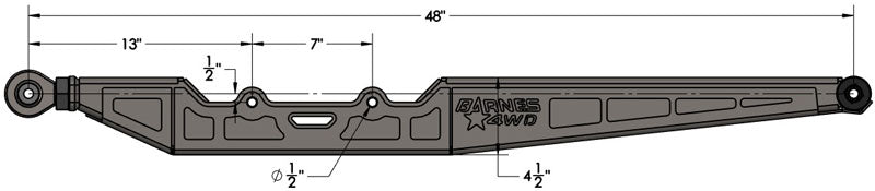 DIY 48" Dual Shock Trailing Arms