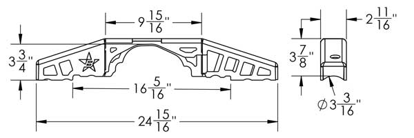 Jeep JL Dana 44 M220 Rear Axle Truss
