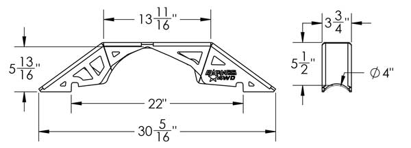 Dodge Ram AAM 11.5 Rear Axle Truss