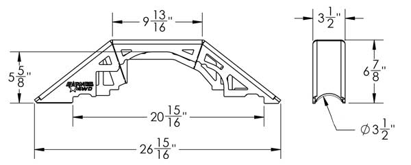Ford Sterling 10.25 and 10.5 Rear Axle Truss