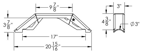 Chrysler 8.25 Rear Axle Truss