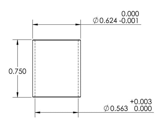 5/8"-9/16" Bore Reducer Bushing