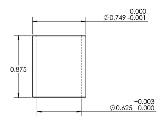 3/4"-5/8" Bore Reducer Bushing