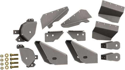 Jeep Cherokee Front Chassis Replacement Brackets Layout