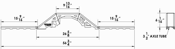 Sterling 10.5 and 10.25 Axle Low Profile Truss