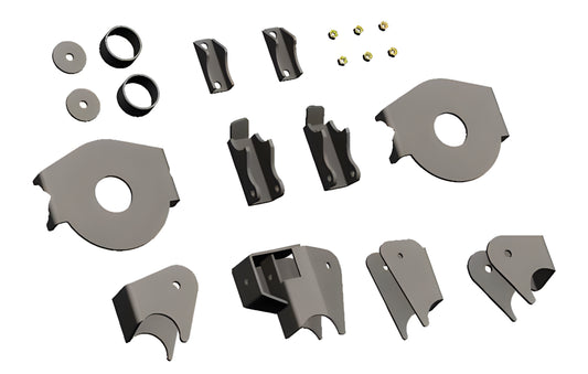 Jeep TJ OEM Rear Axle Bracket Kit