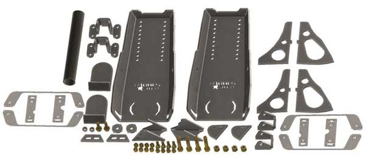 Jeep Wrangler TJ and LJ Rear Frame Brackets Suspension Stretch Kit