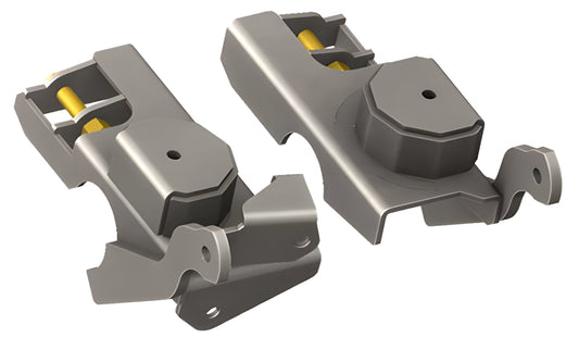 Jeep JT & JL Rubicon to Jeep TJ, LJ, XJ, ZJ, or MJ Front Axle Swap Bracket Set.