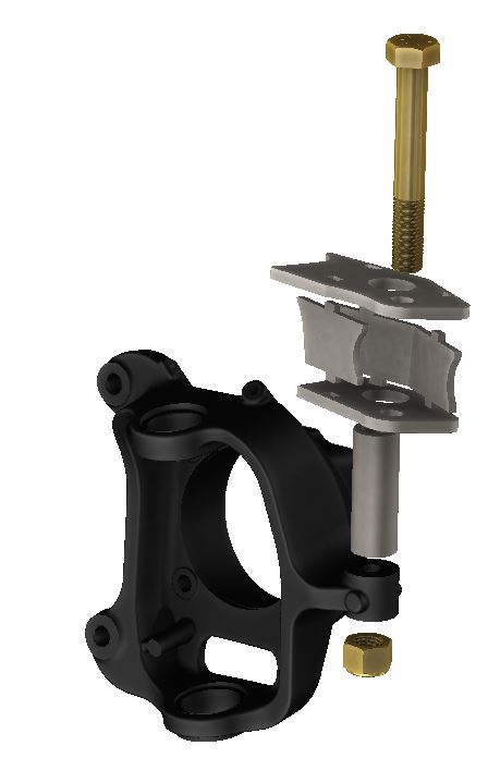 Driver Dana 60 High Steer Arm 09-16 (Knuckles not included)
