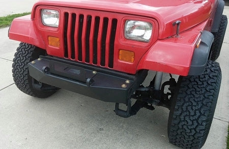 TJ Front Bumper Installed