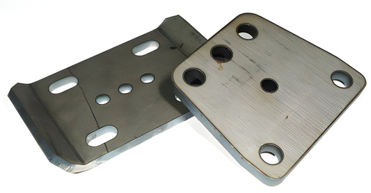 U Bolt Plates, Kingpin GM D60 (Front) Pair