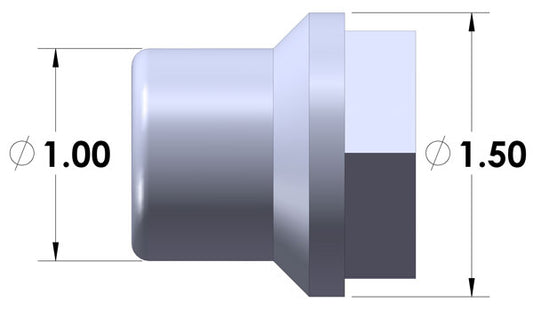 1" Hex Tube Insert