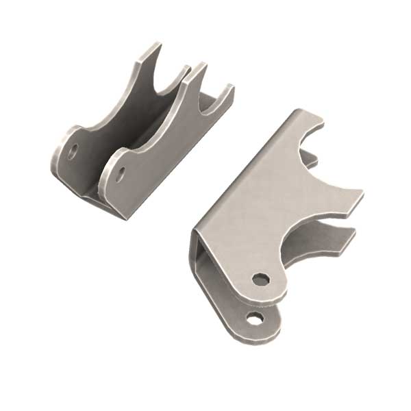 Jeep JT Rear Axle Shock Brackets Barnes 4WD