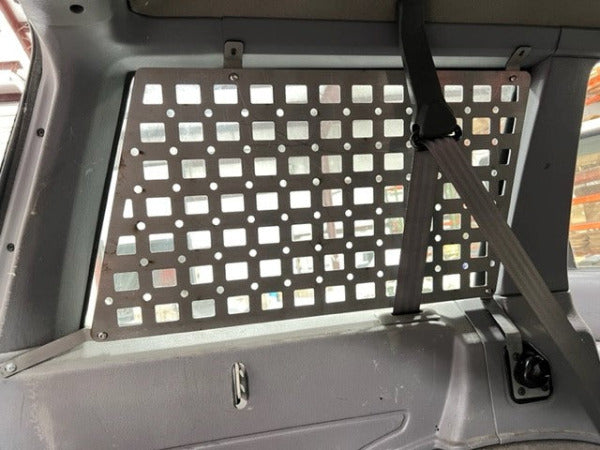 Jeep 4 Door Cherokee Molle Panel Installed