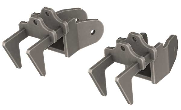Rockwell Lower Control Arm Brackets With Shock Tabs Pair