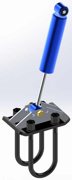 u bolt plate shock mount