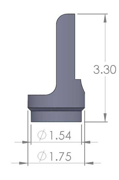 Polaris Cage Adapter Dimensions