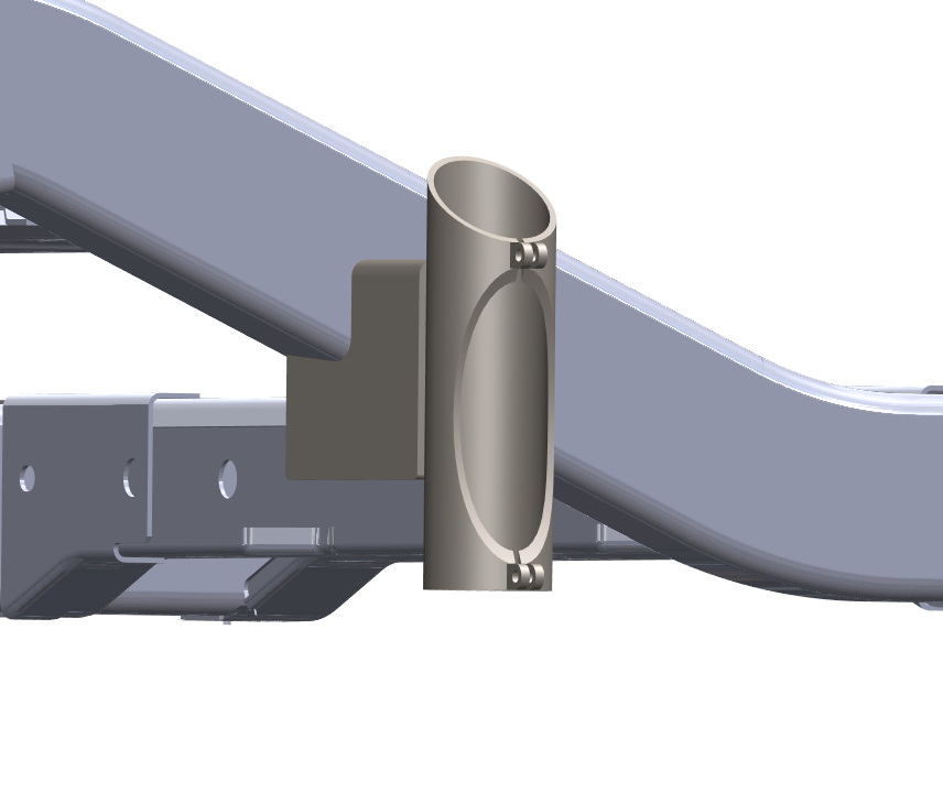 Above is an example of one trimmed and set in place on a frame. Bump stop can not included.
