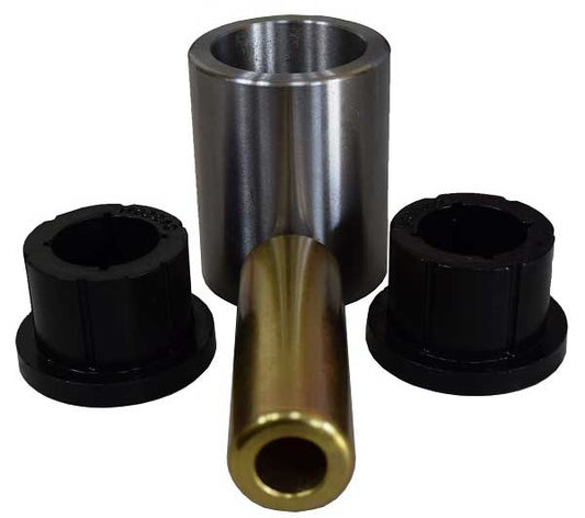 DOM Sleeve & Poly Bushing  3 Inch Mounting Width 9/16" Bolt Hole