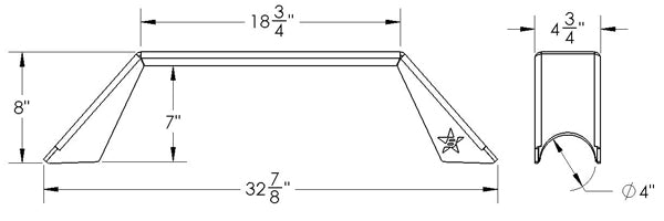 Large Axle Truss Dimensions