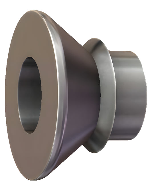 3/4" to 1/2" Safety High Misalignment Spacer Zinc Plated Steel 2 Inch Mounting Width