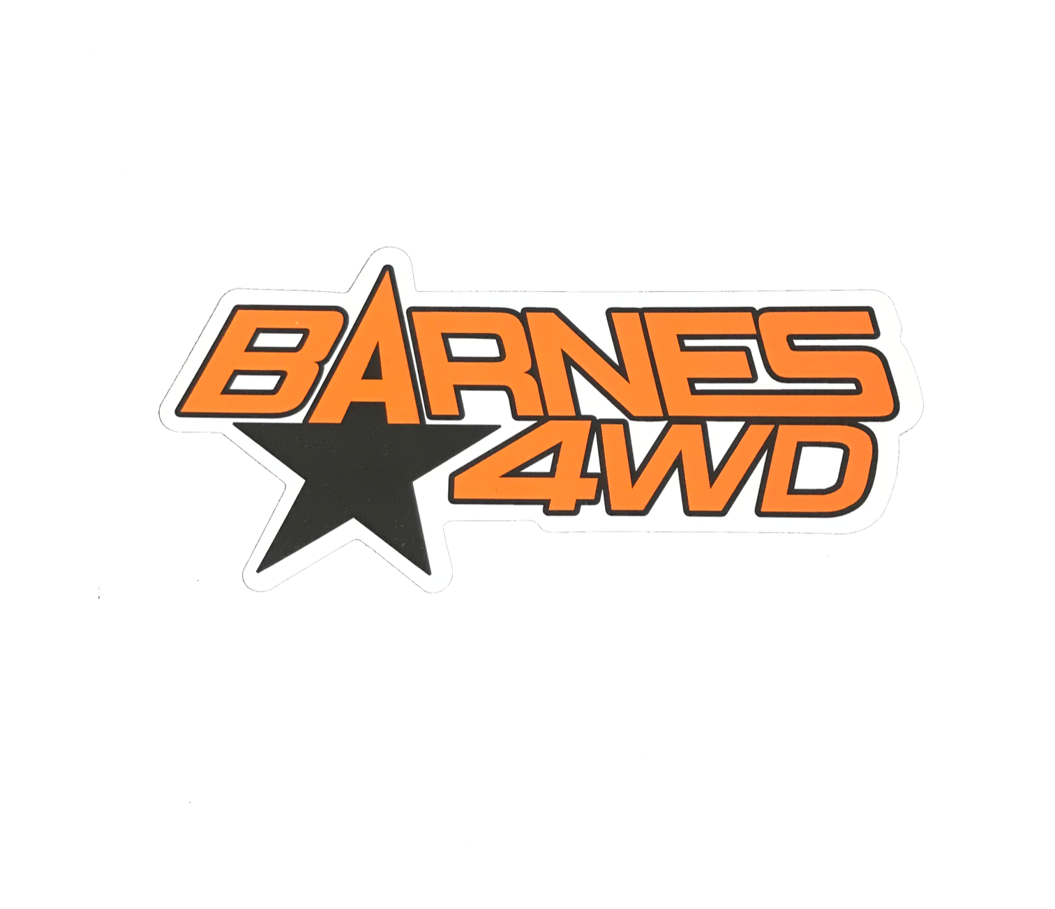 Barnes 4wd Logo Decal Barnes 4WD