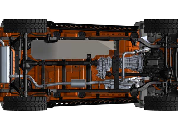 Jeep Wrangler JKU 4 Door Fuel Tank Skid Plate Kit – Barnes 4WD
