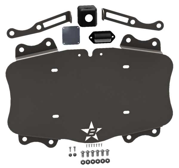 Jeep Wrangler JL License Plate Delete Kit