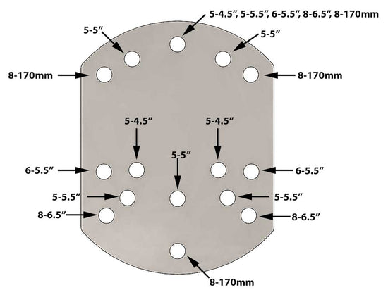 Spare Tire Mounting Plate – Barnes 4WD