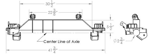  Jeep TJ, LJ, XJ, ZJ, and MJ Blank Front Swap Kit Dimensions